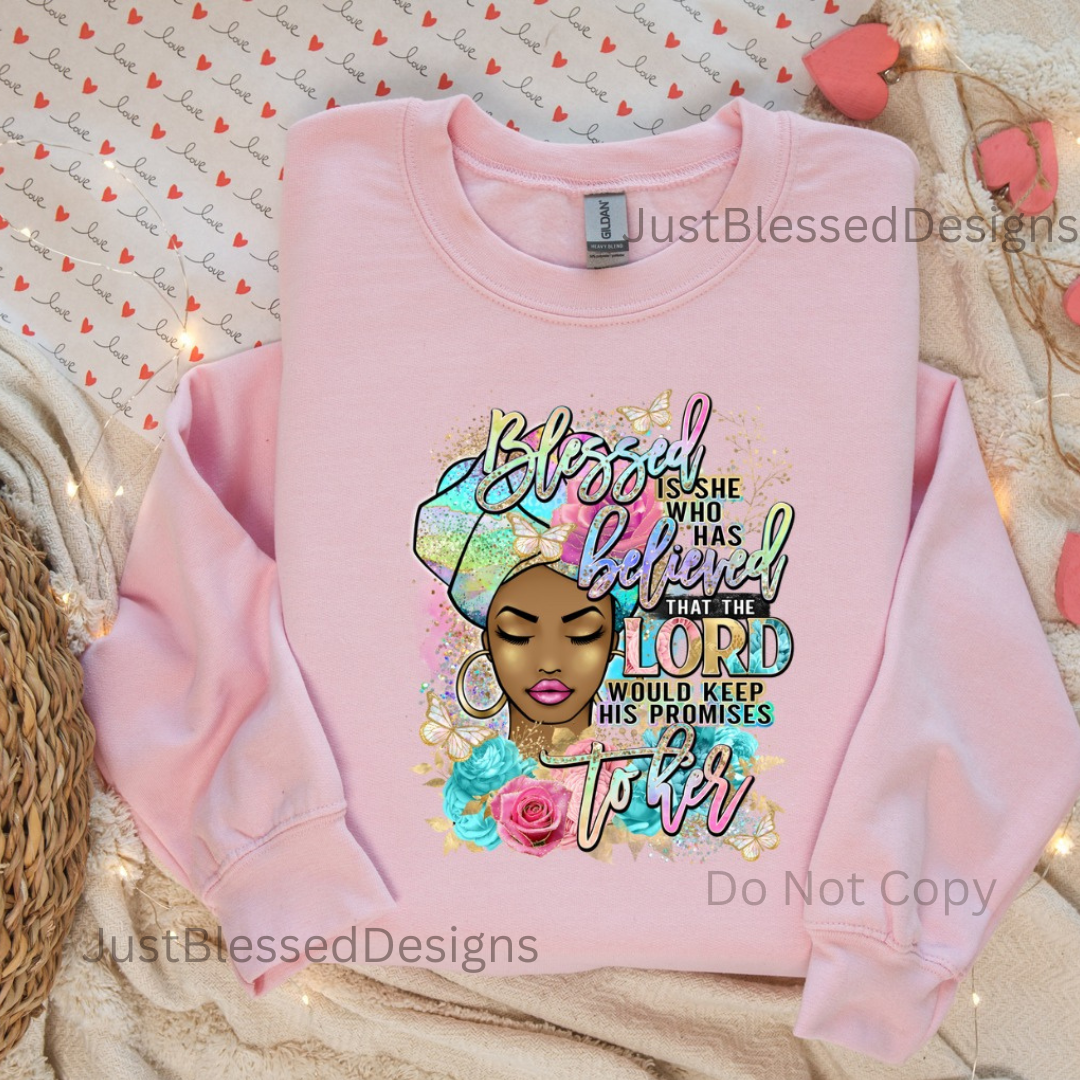 Blessed Is She (Pastel)