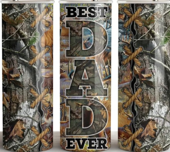 Best Dad Camo 20oz