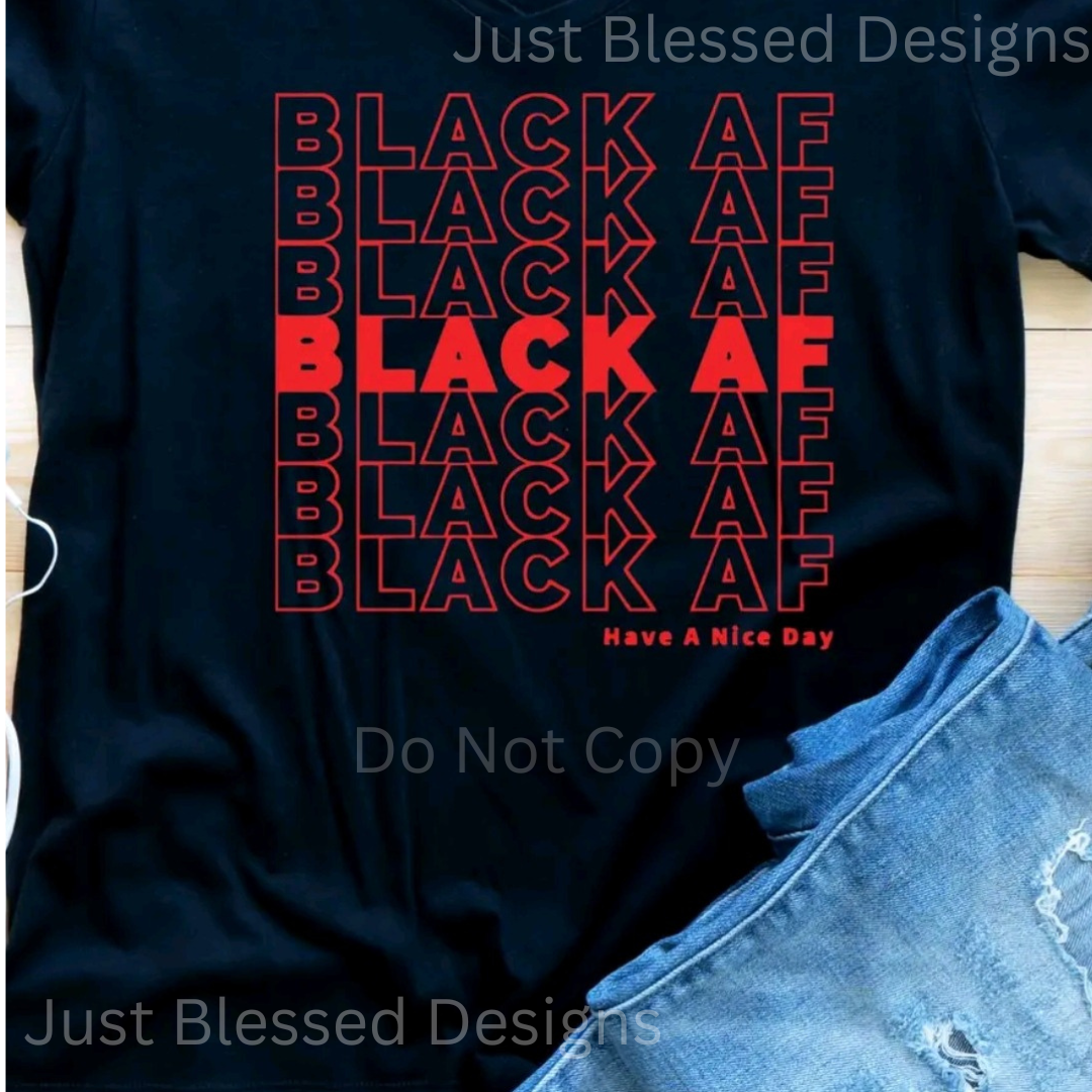 Black AF (red)