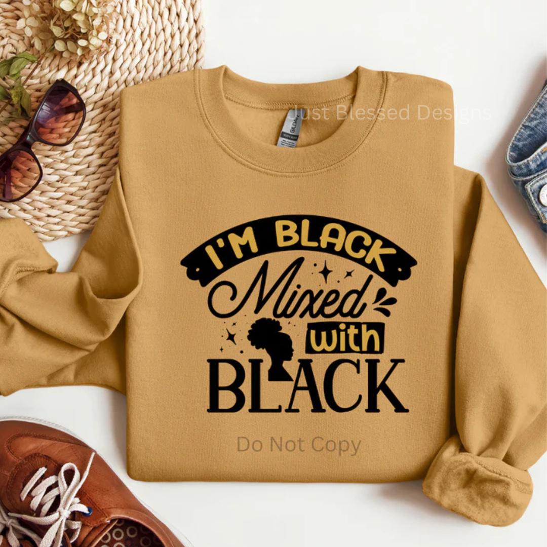 Black Mixed with Black