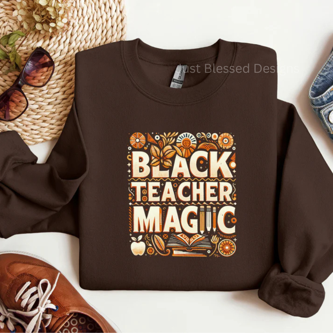 Black Teacher Magic (Flowers)