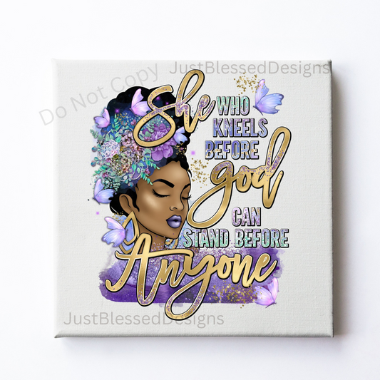 She Who Kneels (Lilac)